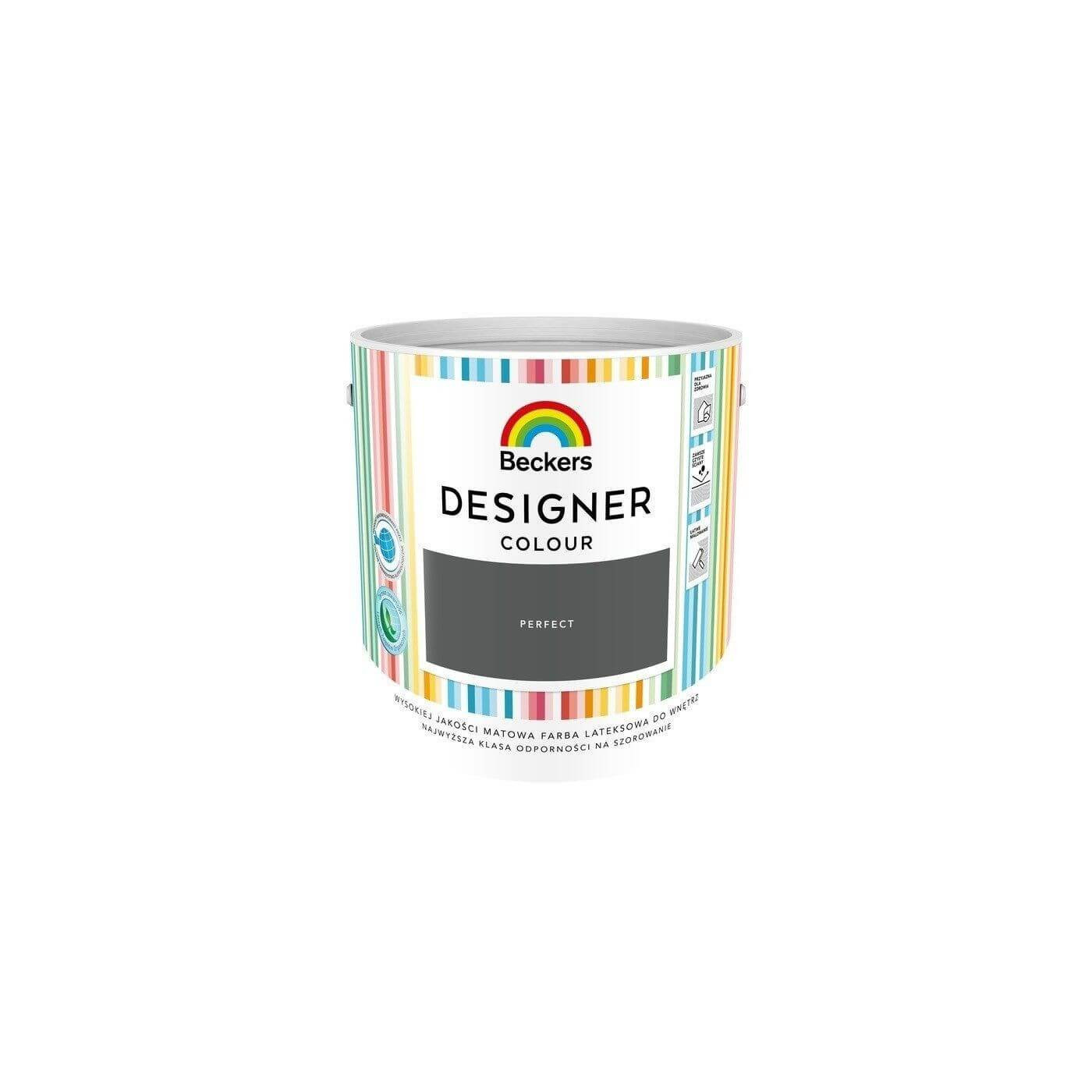 Farba Lateksowa Designer Colour 2,5L Perfect Beckers Farba Lateksowa Designer Colour 2,5L Perfect Beckers