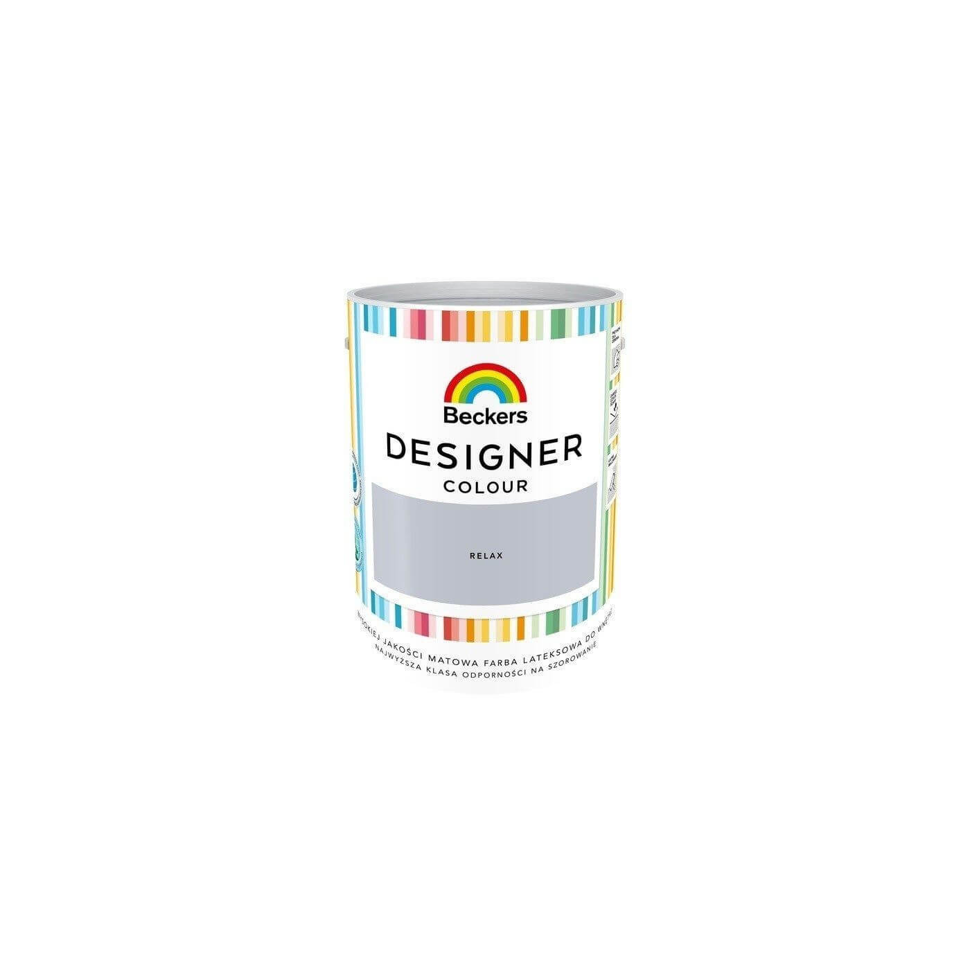 Farba Lateksowa Designer Colour 5L Relax Beckers Farba Lateksowa Designer Colour 5L Relax Beckers