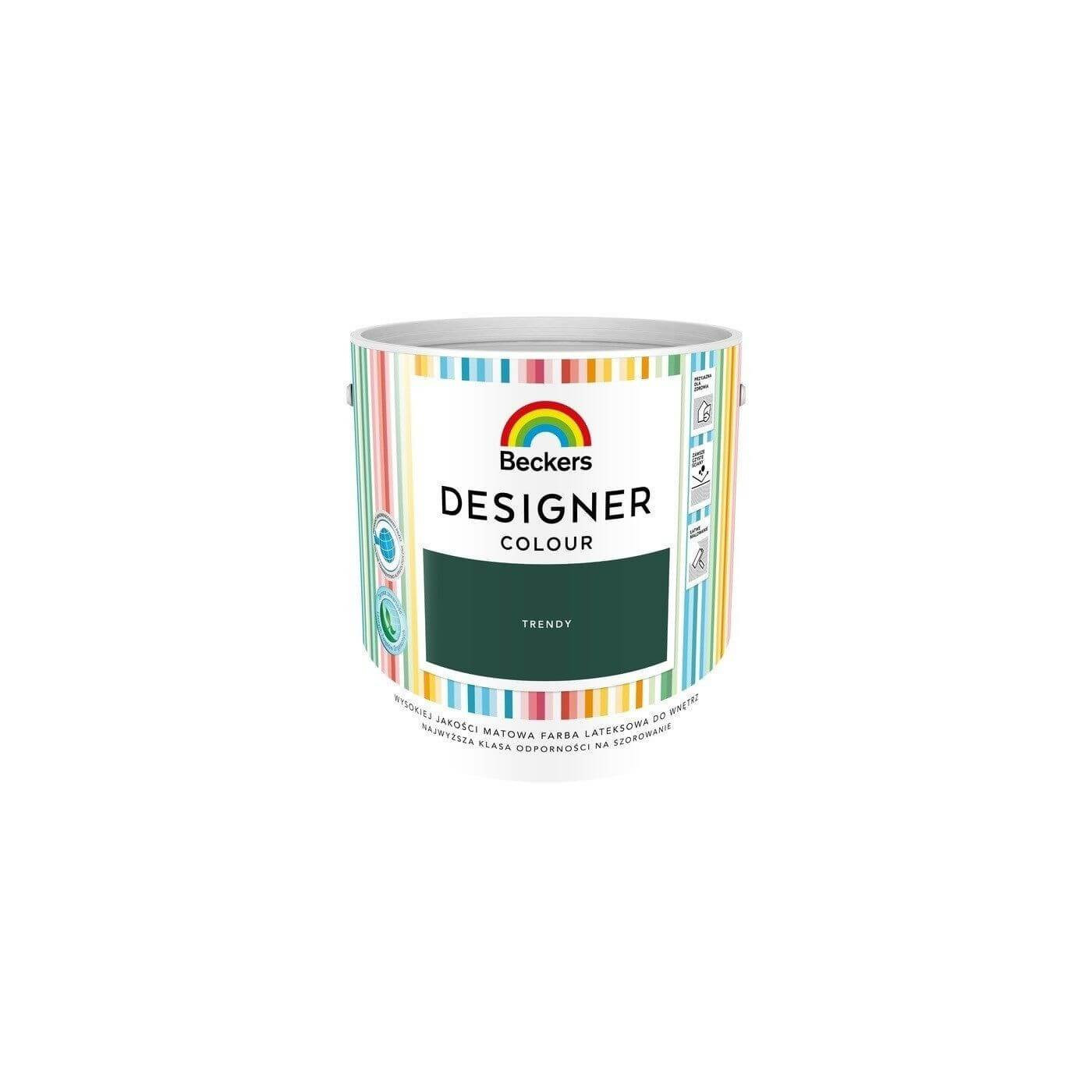 Farba Lateksowa Designer Colour 2,5L Trendy Beckers Farba Lateksowa Designer Colour 2,5L Trendy Beckers