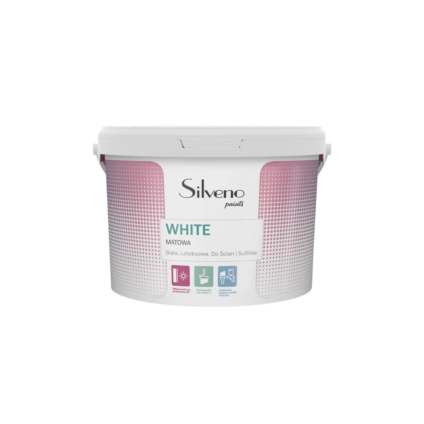 Farba Lateksowa White 10L Silveno Farba Lateksowa White 10L Silveno