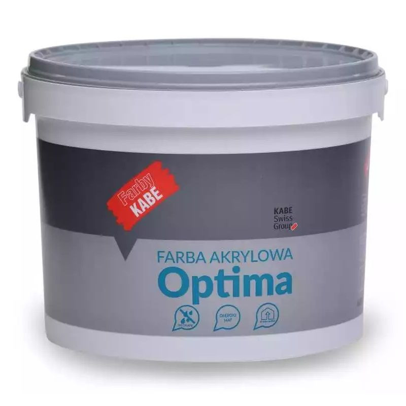 Farba Akrylowa Optima Baza A 5L Kabe Farba Akrylowa Optima Baza A 5L Kabe