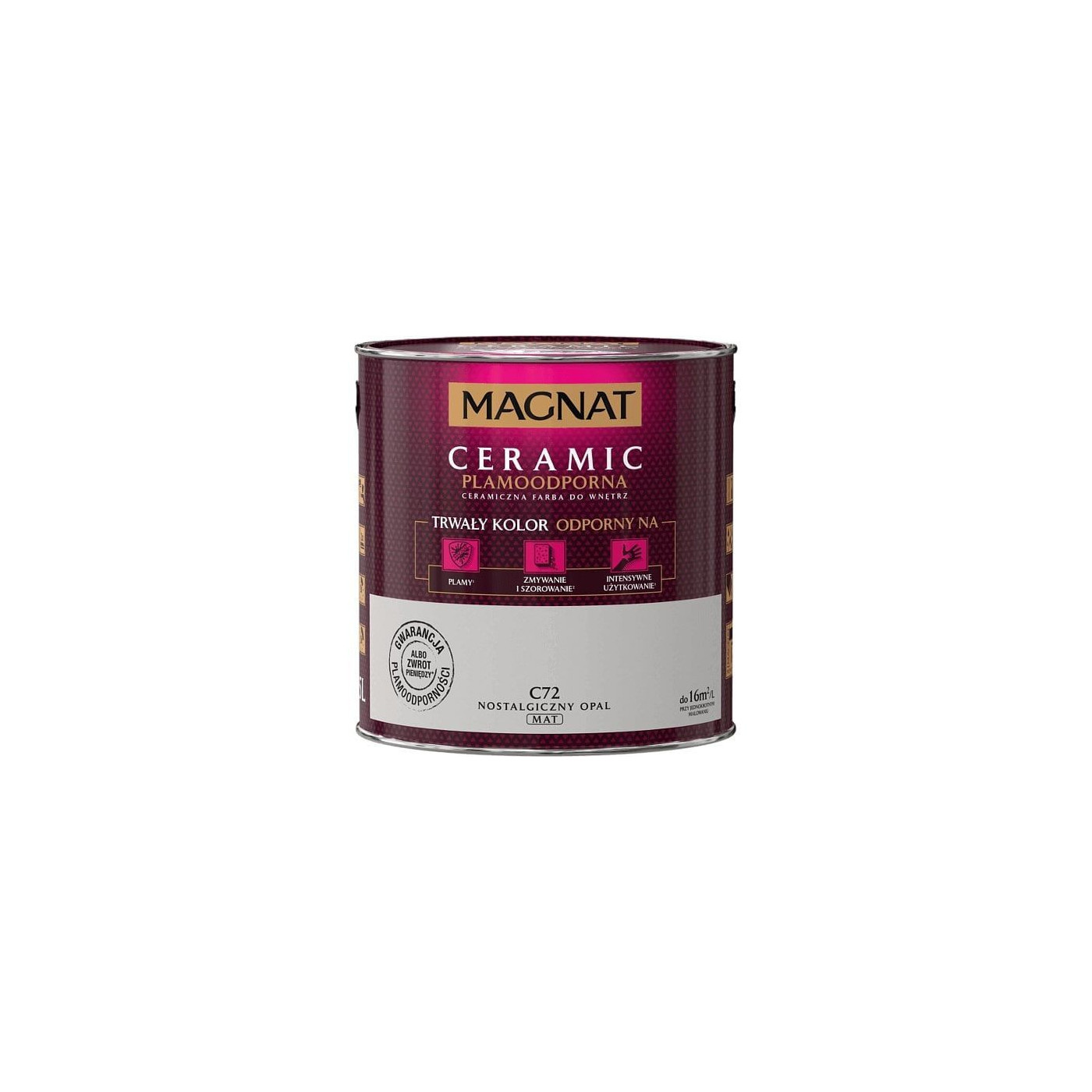 Farba Ceramiczna Magnat Ceramic C72 Nostalgiczny Opal 2,5l Magnat Farba Ceramiczna Magnat Ceramic C72 Nostalgiczny Opal 2,5l Magnat