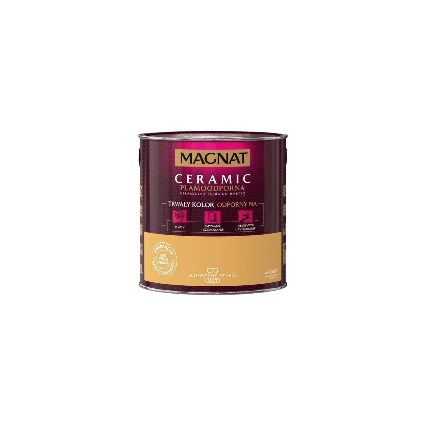 Farba Ceramiczna Magnat Ceramic C75 Słoneczny Szafir 2,5L Magnat Farba Ceramiczna Magnat Ceramic C75 Słoneczny Szafir 2,5L Magnat