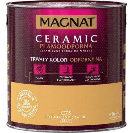 Farba Ceramiczna Magnat Ceramic C75 Słoneczny Szafir 2,5L Magnat