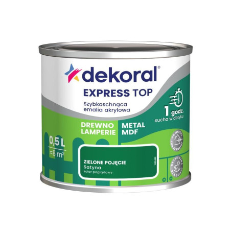 Emalia Szybkoschnąca Do Dzieła Zielone Pojęcie 0,5L Dekoral