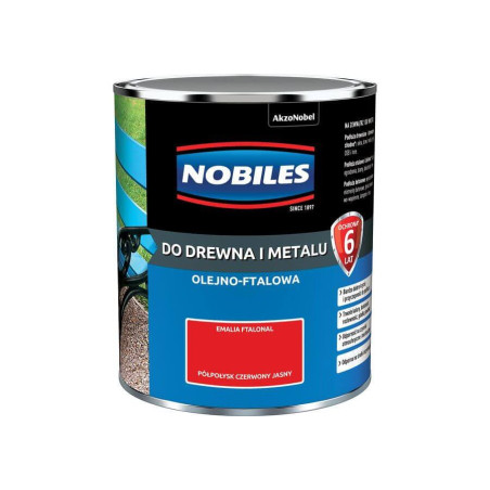 Farba Ftalonal Czerwony Jasny 0,7L Nobiles