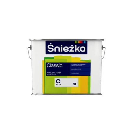 Emalia Akrylowa Classic Baza C 9.0L Śnieżka