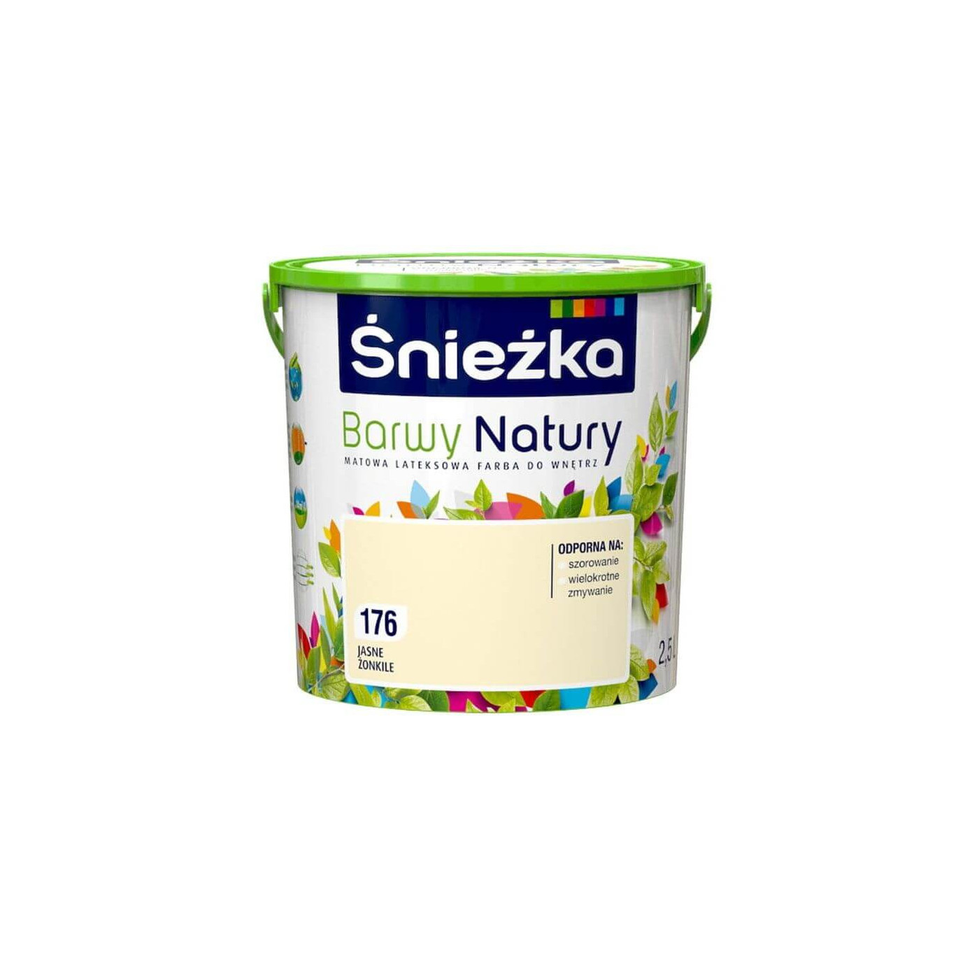 Farba Lateksowa Barwy Natury Jasne Żonkile 2.5L 176 Śnieżka Farba Lateksowa Barwy Natury Jasne Żonkile 2.5L 176 Śnieżka