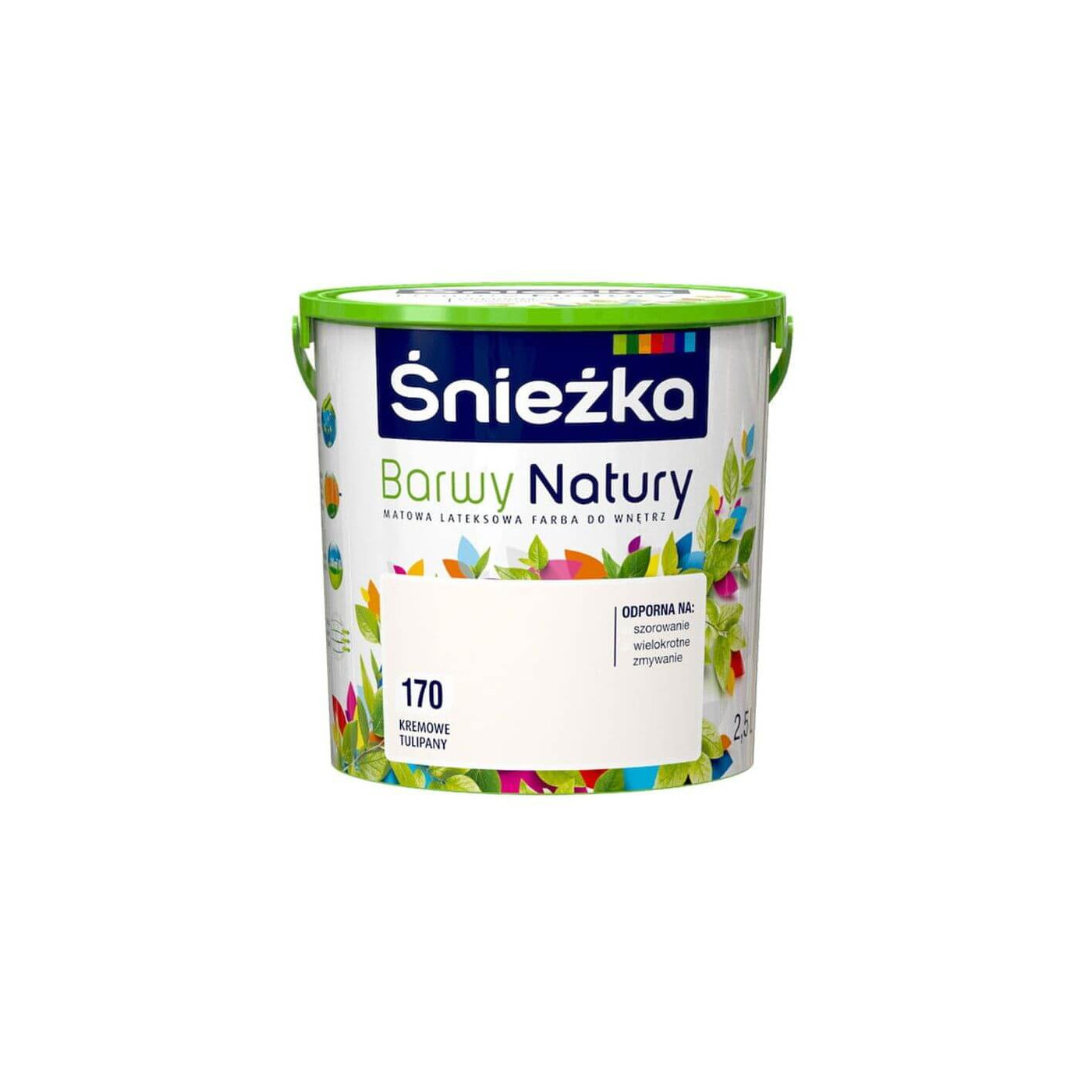 Farba Lateksowa Barwy Natury Kremowe Tulipany 2.5L 170 Śnieżka Farba Lateksowa Barwy Natury Kremowe Tulipany 2.5L 170 Śnieżka