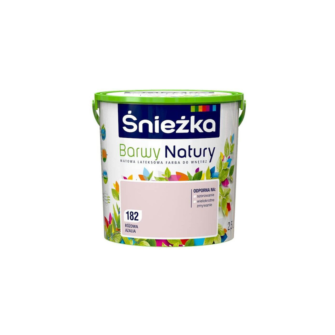 Farba Lateksowa Barwy Natury Różowa Azalia 2.5L 182 Śnieżka Farba Lateksowa Barwy Natury Różowa Azalia 2.5L 182 Śnieżka