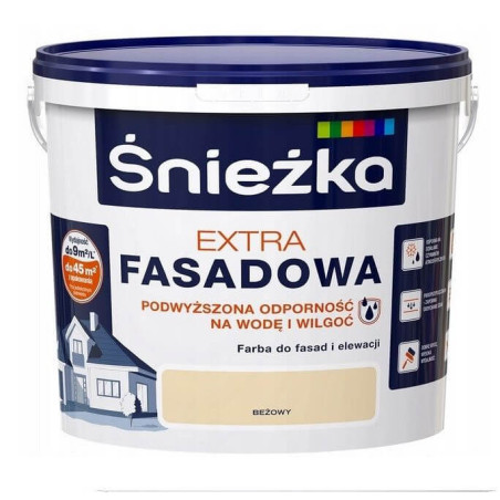 Farba Fasadowa Extra Beżowa 1L Śnieżka