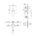 Bateria Wannowa Experience Black QW211EB Kohlman Bateria Wannowa Experience Black QW211EB Kohlman