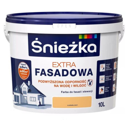 Farba Fasadowa Extra Karmelowy 10L Śnieżka