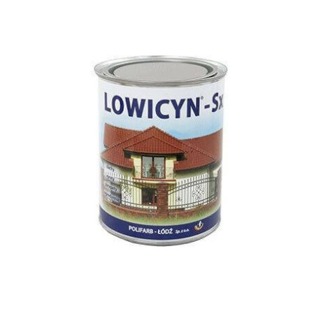 Farba Lowicyn SX Szary Antracyt 10L RAL7016 Polifarb-Łódź
