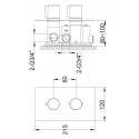 Bateria Wannowa Termostatyczna Experience Black QW432EB Kohlman Bateria Wannowa Termostatyczna Experience Black QW432EB Kohlman