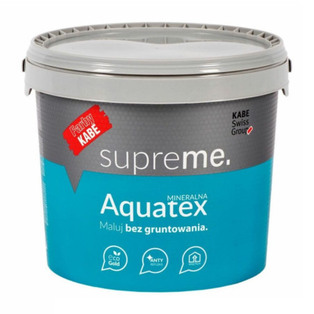 Farba Aquatex Baza A Biała 3L Kabe