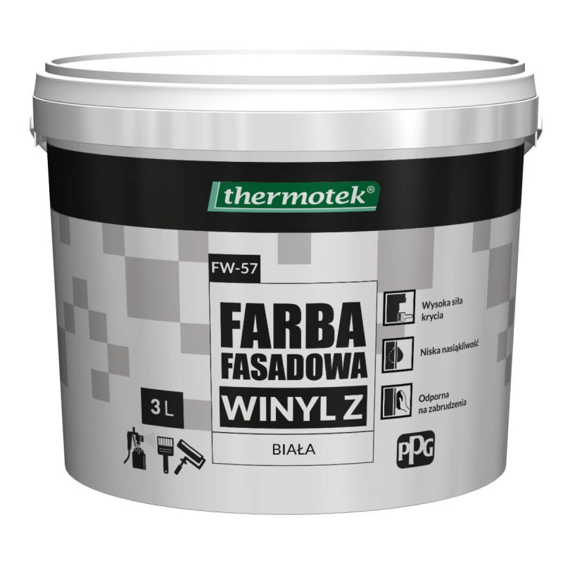 Winyl Z Plus Biały 3L Dekoral Winyl Z Plus Biały 3L Dekoral