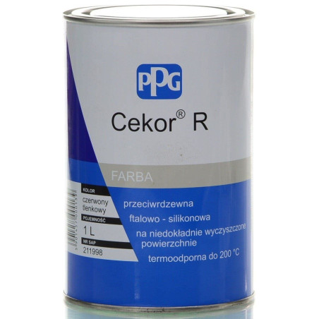 Farba Cekor R Czerwony Tlenkowy 1L Sigma Coatings