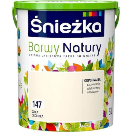 Farba Barwy Natury Dzika Orchidea 5L Śnieżka
