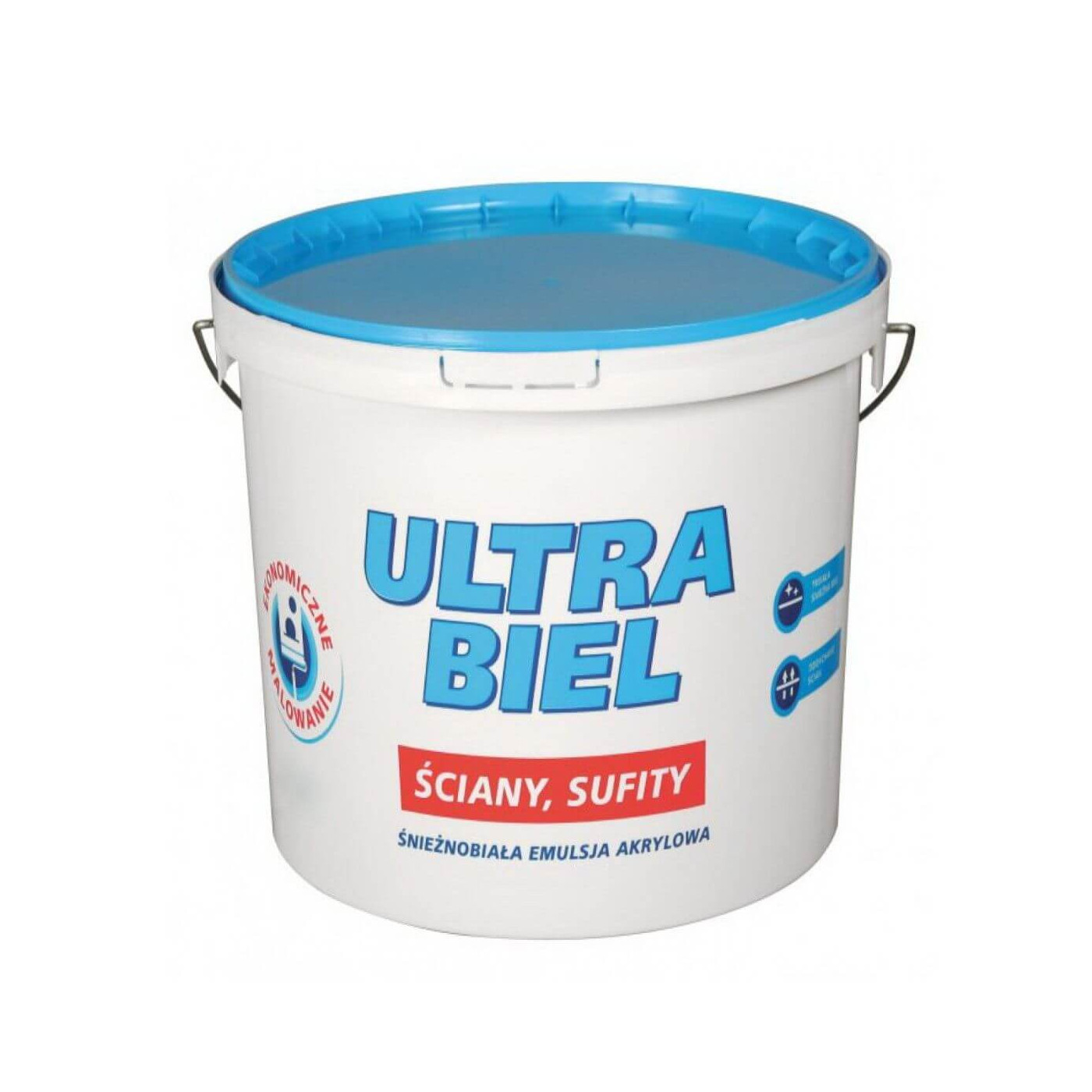Farba Akrylowa Ultra Biel Biała 5L Śnieżka Farba Akrylowa Ultra Biel Biała 5L Śnieżka