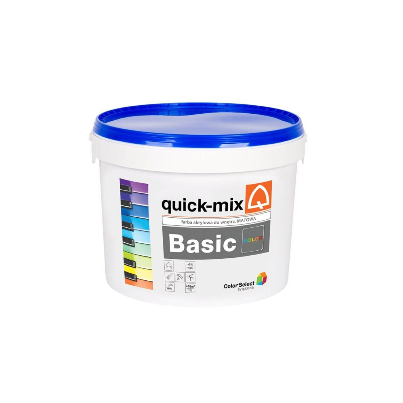 Farba Akrylowa Basic Biały 2,5L Quick Mix Farba Akrylowa Basic Biały 2,5L Quick Mix