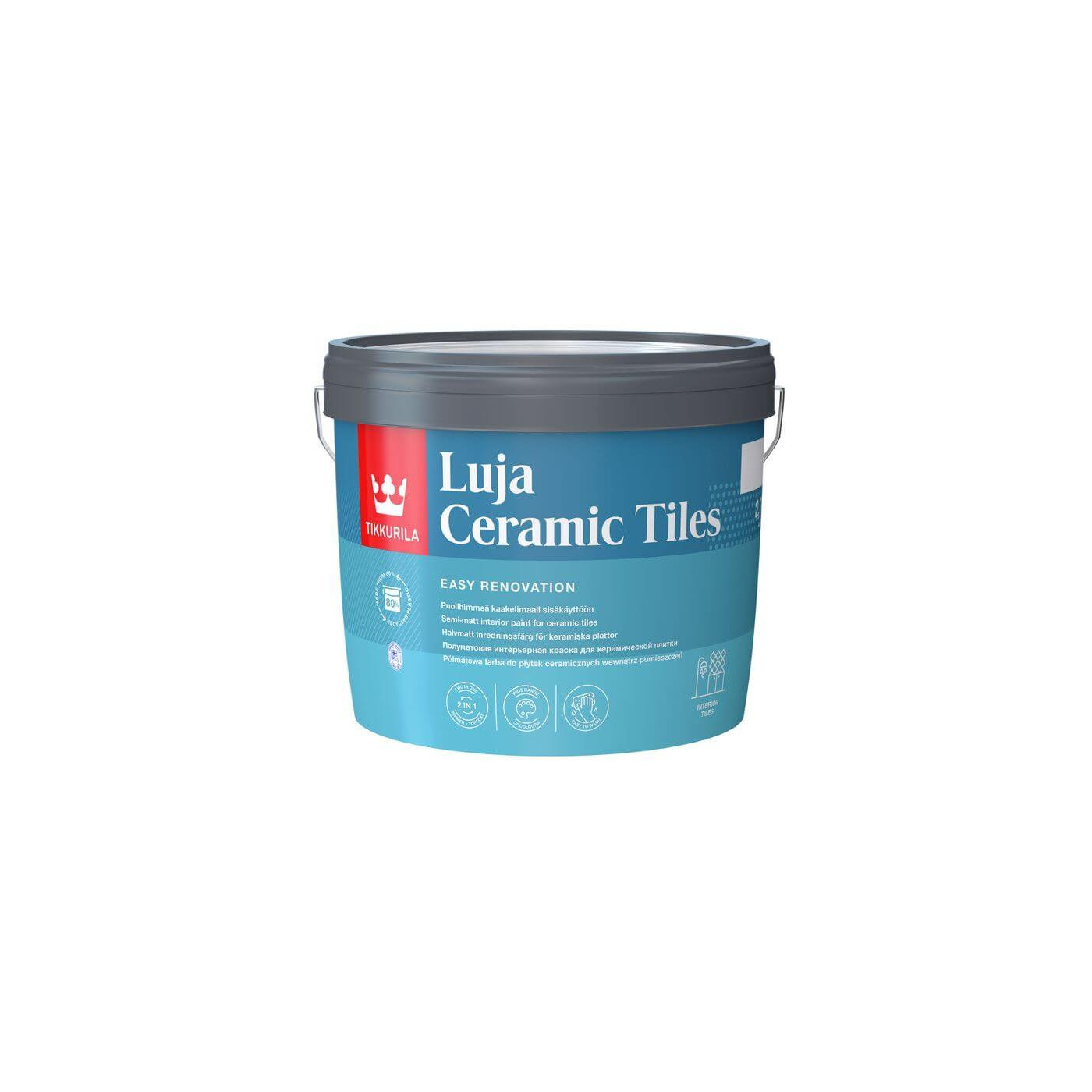 Farba Do Płytek Ceramicznych Luja Ceramic Tiles 2,7L Tikkurila Farba Do Płytek Ceramicznych Luja Ceramic Tiles 2,7L Tikkurila
