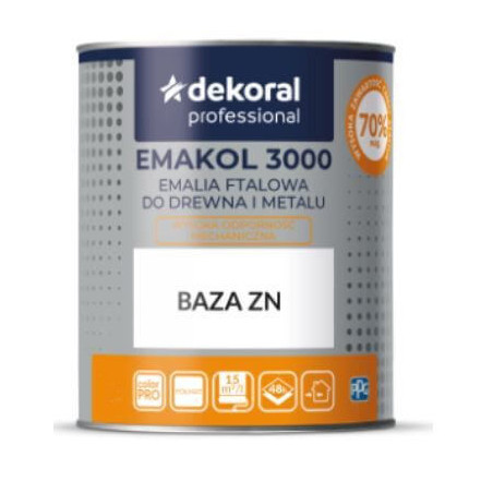 Emalia 3000 Baza Zn 4,14L Dekoral