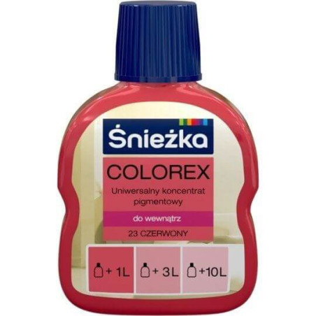 Pigment Colorex 23 Czerwony 100ml Śnieżka