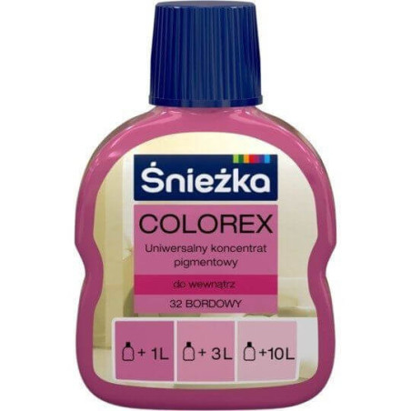 Pigment Colorex 32 Bordowy 100ml Śnieżka