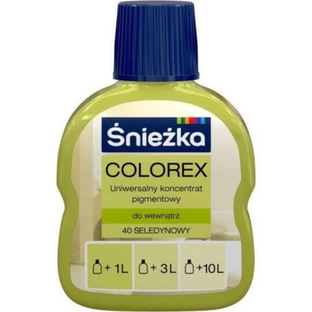 Pigment Colorex 40 Seledynowy 100ml Śnieżka