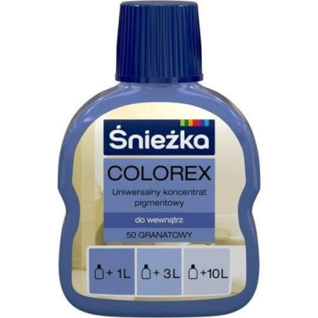 Pigment Colorex 50 Granatowy 100ml Śnieżka