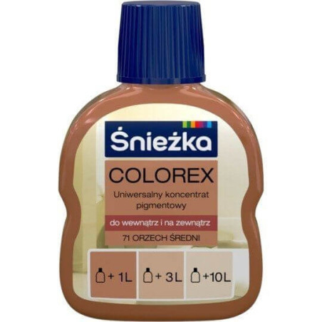 Pigment Colorex 71 Orzech Średni 100ml Śnieżka
