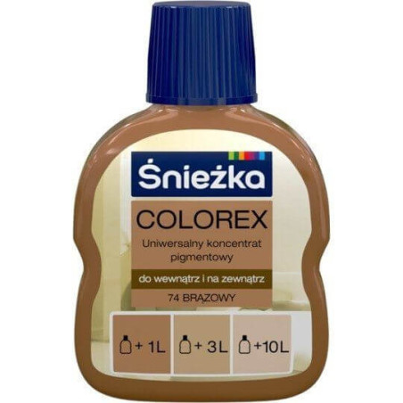 Pigment Colorex 74 Brązowy 100ml Śnieżka