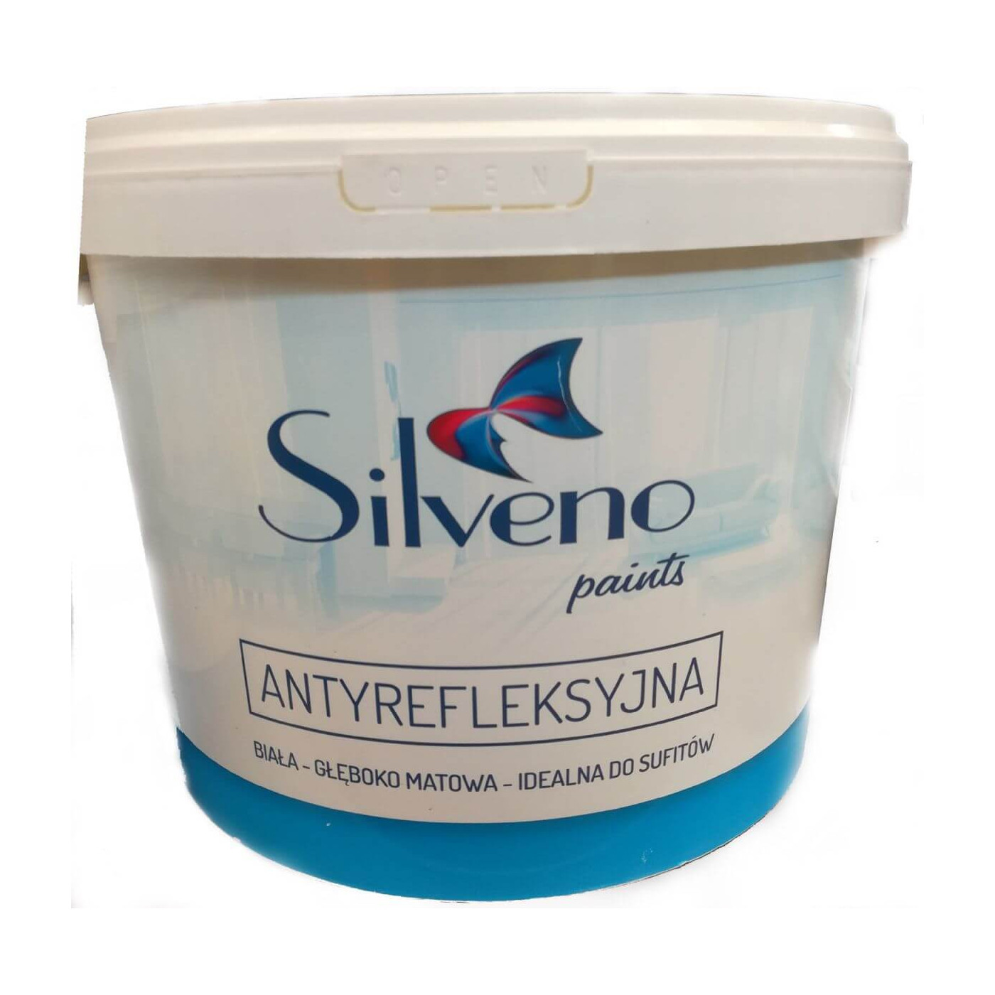Farba Antyrefleksyjna Biała Matowa 5L Silveno Farba Antyrefleksyjna Biała Matowa 5L Silveno