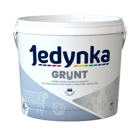 Farba Podkładowa Grunt Biały 10L Jedynka