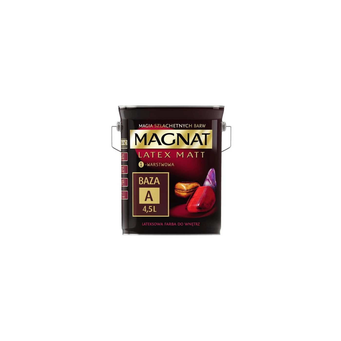 Farba Lateksowa Latex Matt Baza A 4,5L Magnat Farba Lateksowa Latex Matt Baza A 4,5L Magnat