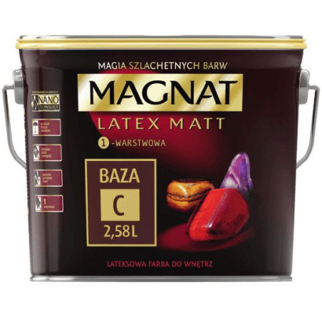 Farba Lateksowa Latex Matt Baza C 2,58L Magnat