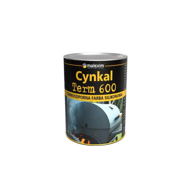 Farba Silikonowa Therm 600 0.3L Czarna Malexim Farba Silikonowa Therm 600 0.3L Czarna Malexim