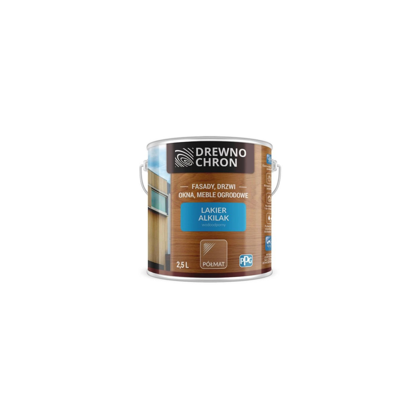 Lakier Ftalowy Alkilak Półmat 2.5L Domalux Lakier Ftalowy Alkilak Półmat 2.5L Domalux