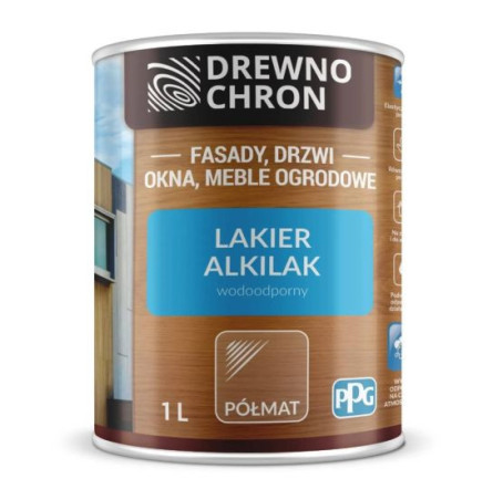 Lakier Ftalowy Alkilak Półmat 1L Domalux