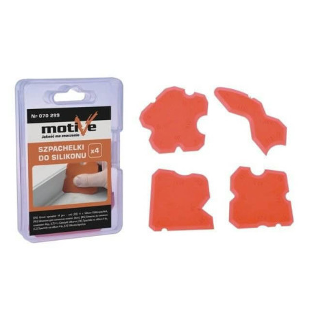 Szpachelki Do Silikonu Komplet 4 Sztuki Motive