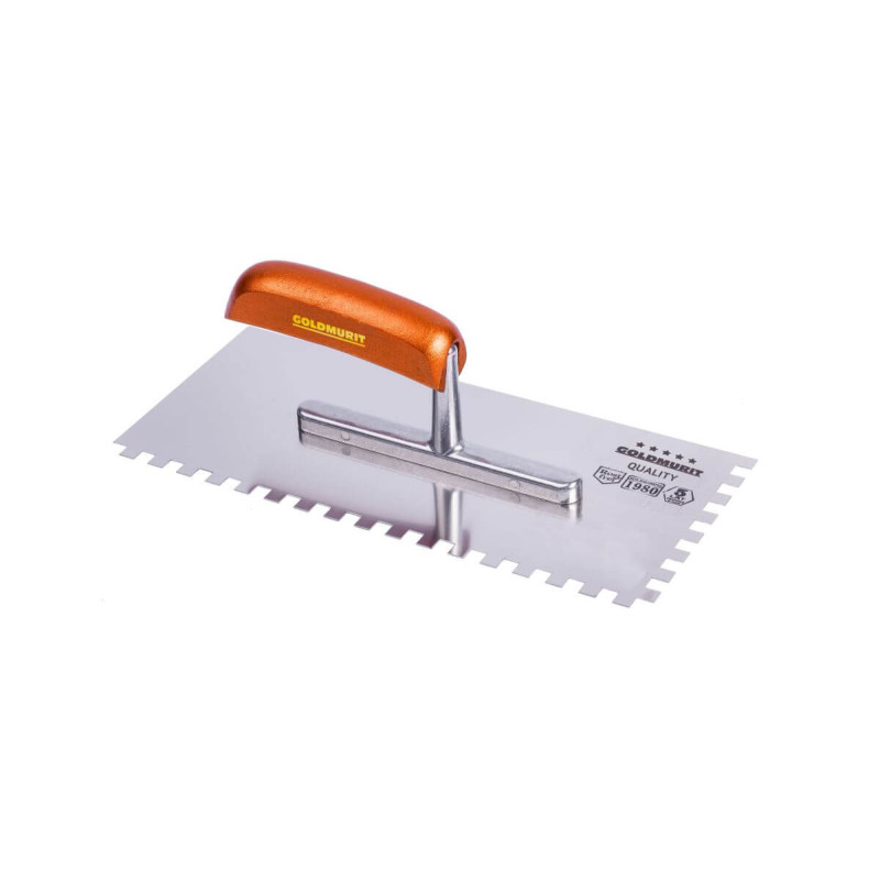 Paca Nierdzewna Do Kleju 280x130 mm Ząb 10x10 mm Goldmurit Paca Nierdzewna Do Kleju 280x130 mm Ząb 10x10 mm Goldmurit