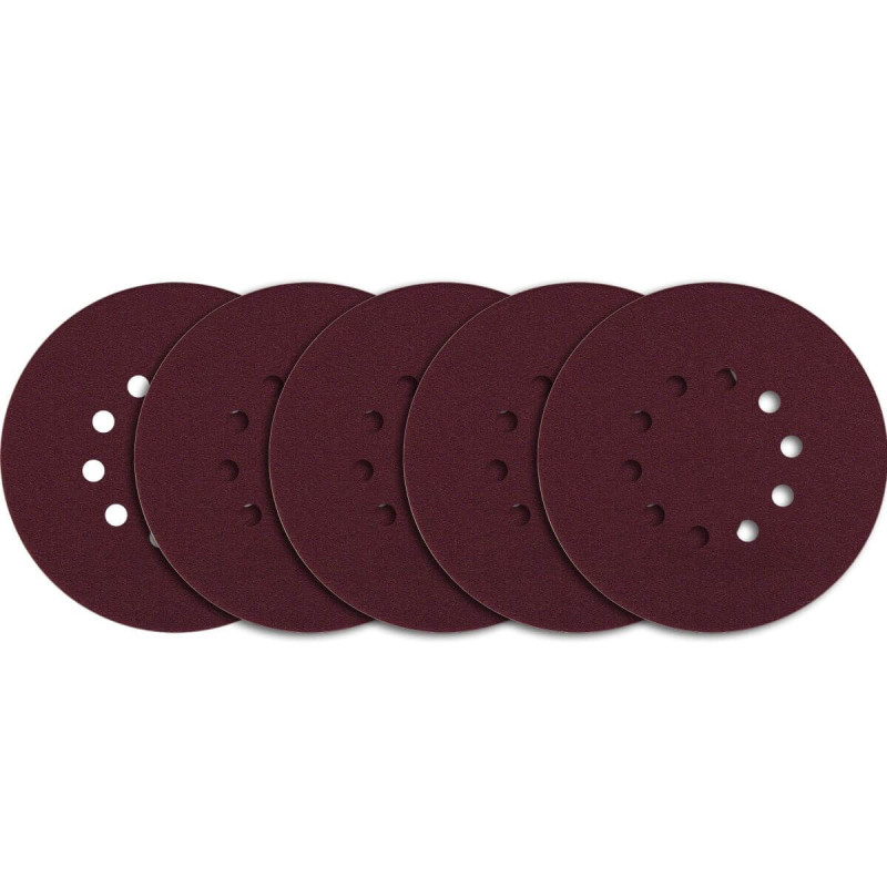 Krążek Ścierny Na Rzep 10 Otw. P120 (225 mm) 5 Szt. Goldmurit Krążek Ścierny Na Rzep 10 Otw. P120 (225 mm) 5 Szt. Goldmurit