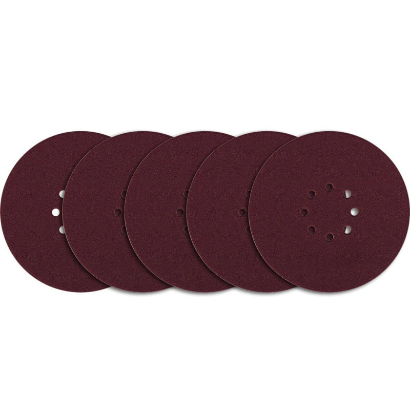 Krążek Ścierny Na Rzep 8 Otw. P100 (225 mm) 5 Szt. Goldmurit Krążek Ścierny Na Rzep 8 Otw. P100 (225 mm) 5 Szt. Goldmurit