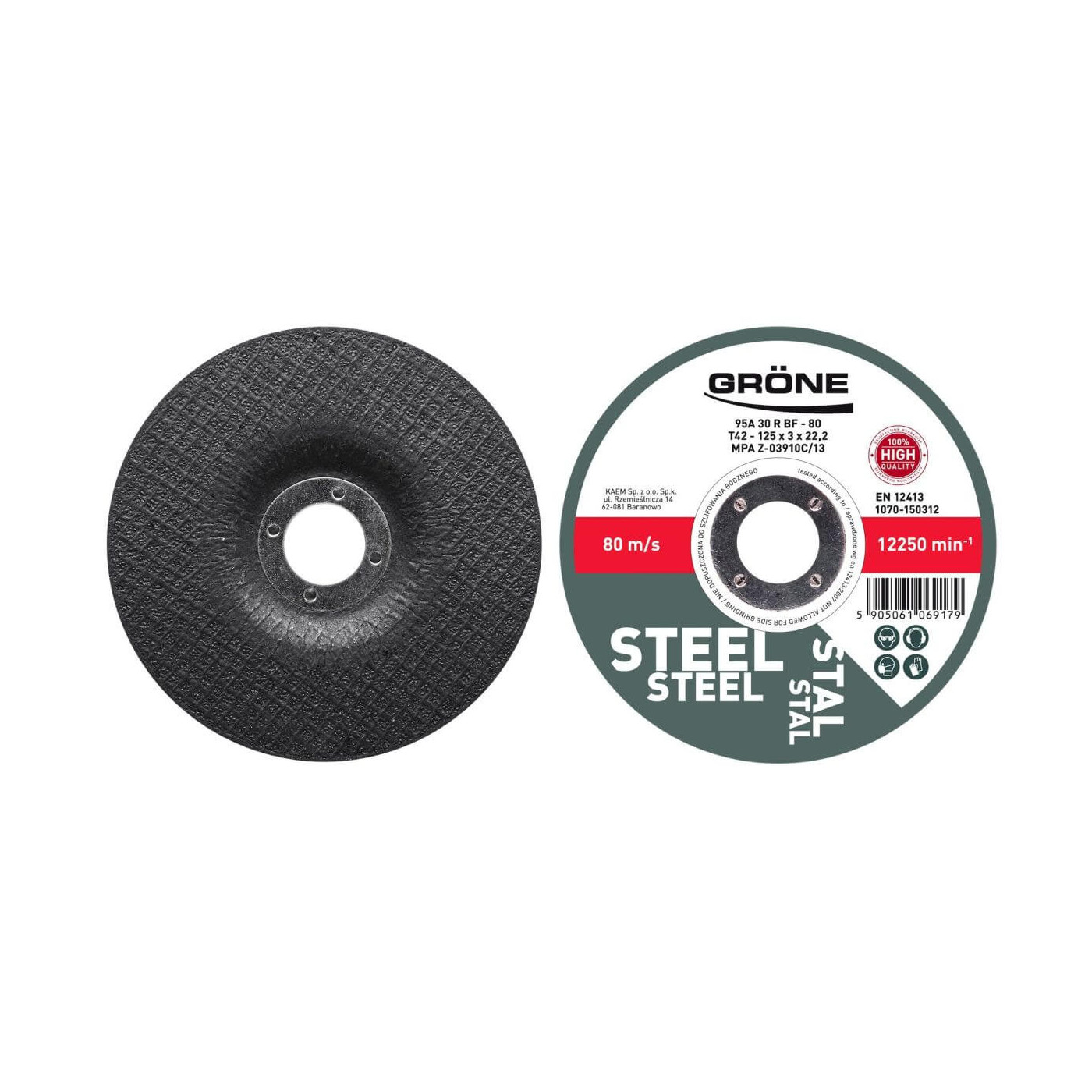 Tarcza Do Cięcia Metalu T41 230 x 1,8 x 22 mm Grone Tarcza Do Cięcia Metalu T41 230 x 1,8 x 22 mm Grone