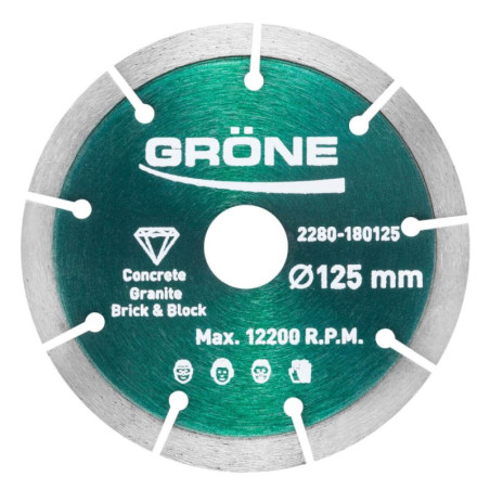 Tarcza Diamentowa 230 x 22,2 Segmentowana Key-Type Grone