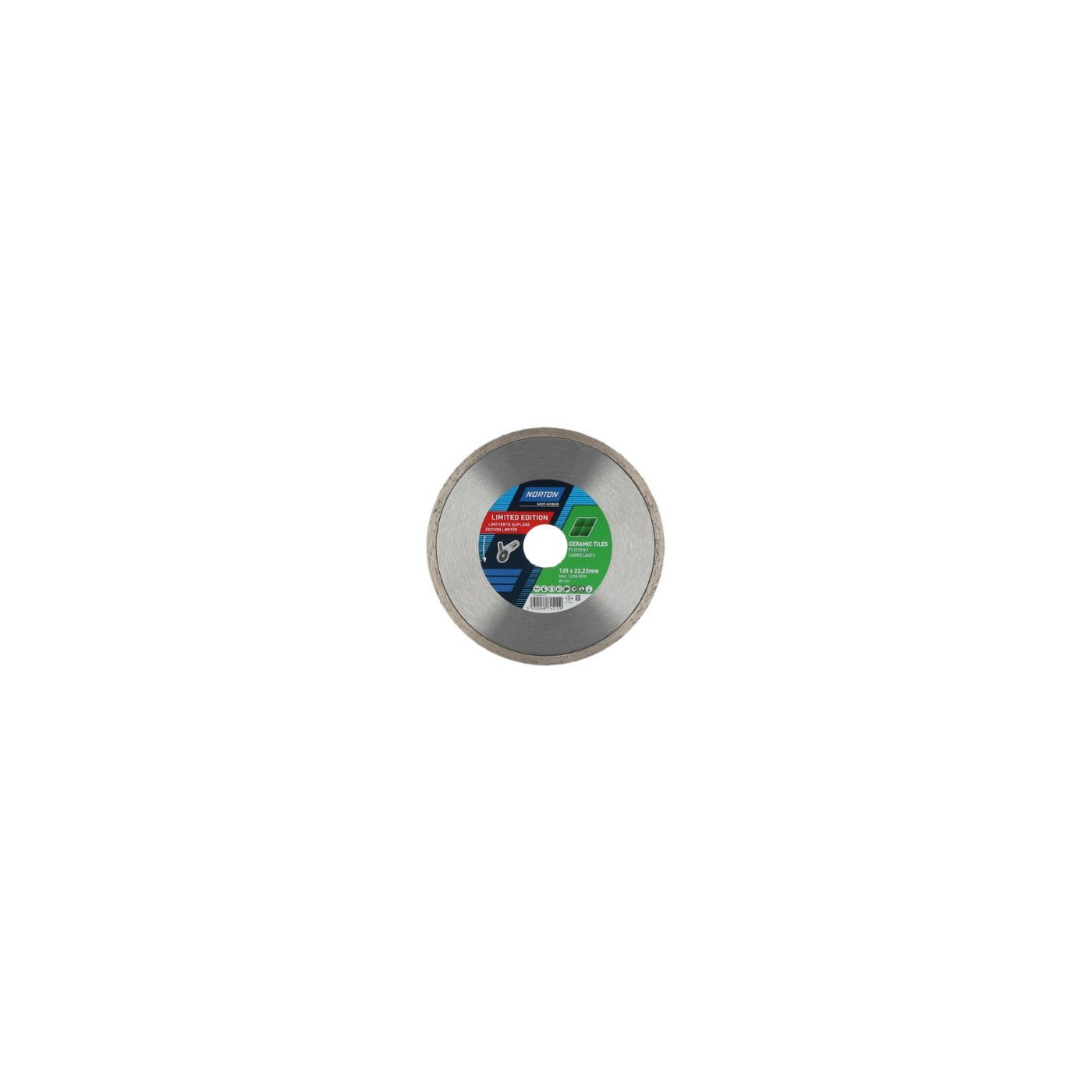 Tarcza Diamentowa 125 x 22,2 mm Norton Tarcza Diamentowa 125 x 22,2 mm Norton