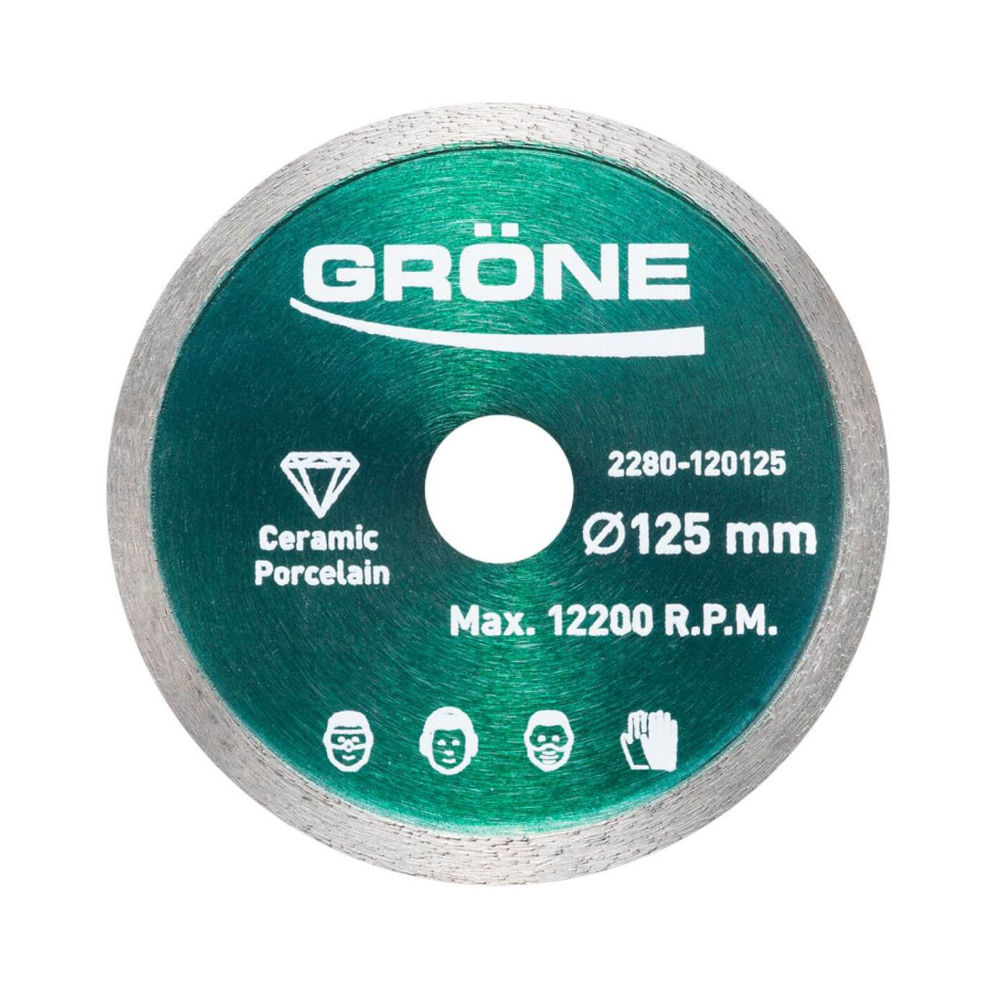 Tarcza Diamentowa Krawędź Ciągła 125x22,2mm 2280-120125 Grone Tarcza Diamentowa Krawędź Ciągła 125x22,2mm 2280-120125 Grone