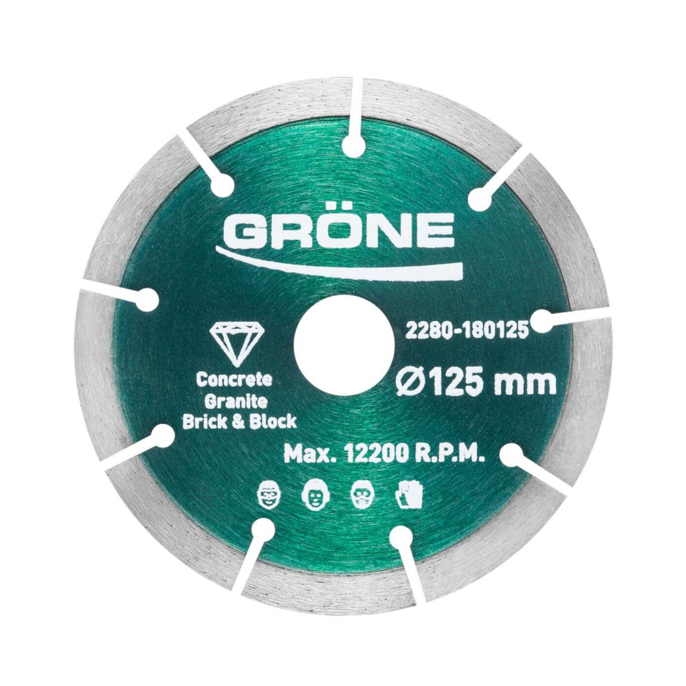 Tarcza Diamentowa Krawędź Segmentowa 125x22,2mm 2280-180125 Grone Tarcza Diamentowa Krawędź Segmentowa 125x22,2mm 2280-180125 Grone