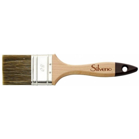 Pędzel Płaski Wood 30x14mm Silveno